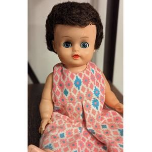 Vintage Reliable Doll-Brown Hair/Blue Eyes